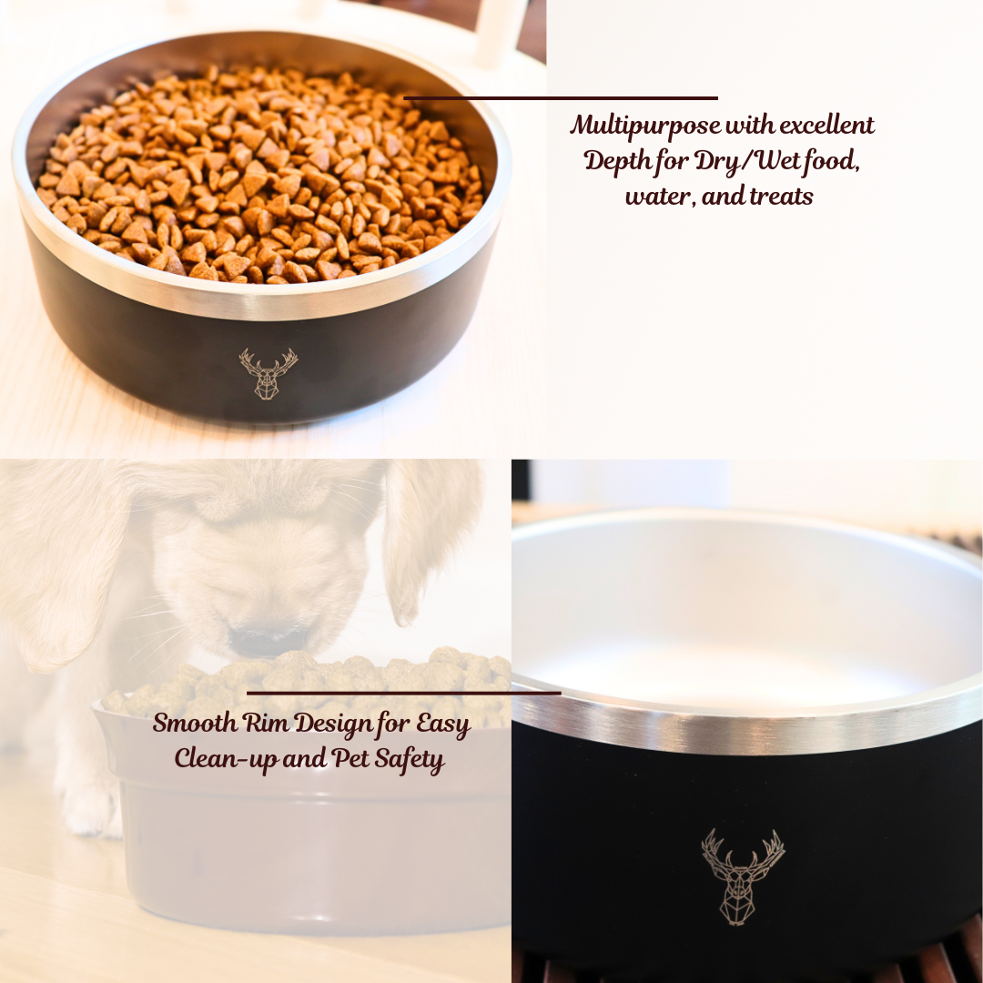 Premium Pet Food and Water Bowl Zillcom