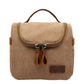 Travel Toiletry Bag | Water-resistant bag made with Washed Canvas and PU Leather for Cosmetics, Makeup, Shaving Accessories