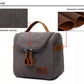 Travel Toiletry Bag | Water-resistant bag made with Washed Canvas and PU Leather for Cosmetics, Makeup, Shaving Accessories