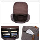 Travel Toiletry Bag | Water-resistant bag made with Washed Canvas and PU Leather for Cosmetics, Makeup, Shaving Accessories