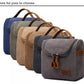 Travel Toiletry Bag | Water-resistant bag made with Washed Canvas and PU Leather for Cosmetics, Makeup, Shaving Accessories