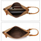 Travel Toiletry Bag | Water-resistant bag made with Washed Canvas and PU Leather for Cosmetics, Makeup, Shaving Accessories