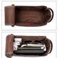 Travel Toiletry Bag | Water-resistant bag made with Washed Canvas and PU Leather for Cosmetics, Makeup, Shaving Accessories