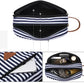 Travel Toiletry Bag | Water-resistant bag made with Washed Canvas and PU Leather for Cosmetics, Makeup, Shaving Accessories