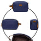 Travel Toiletry Bag | Water-resistant bag made with Washed Canvas and PU Leather for Cosmetics, Makeup, Shaving Accessories