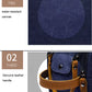 Travel Toiletry Bag | Water-resistant bag made with Washed Canvas and PU Leather for Cosmetics, Makeup, Shaving Accessories