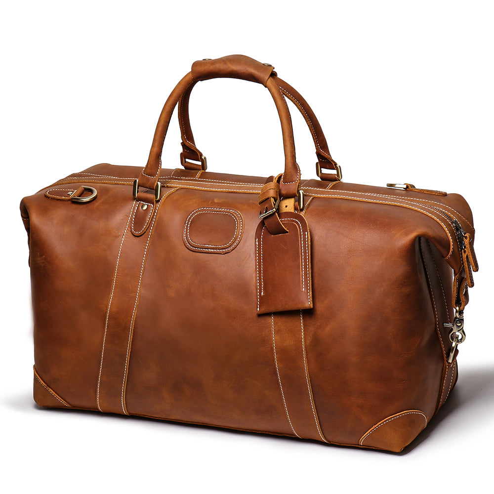 Premium Leather Duffle Bag