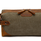 Travel Toiletry Bag | Water-resistant bag made with Washed Canvas and PU Leather for Cosmetics, Makeup, Shaving Accessories